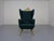 French Wingback Chair with Kvadrat Tonica Upholstery, 1950s For Sale - Image 10 of 18