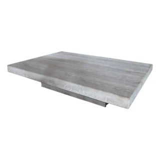 Andrianna Shamaris Signature St. Barts Teak Wood Coffee Table For Sale