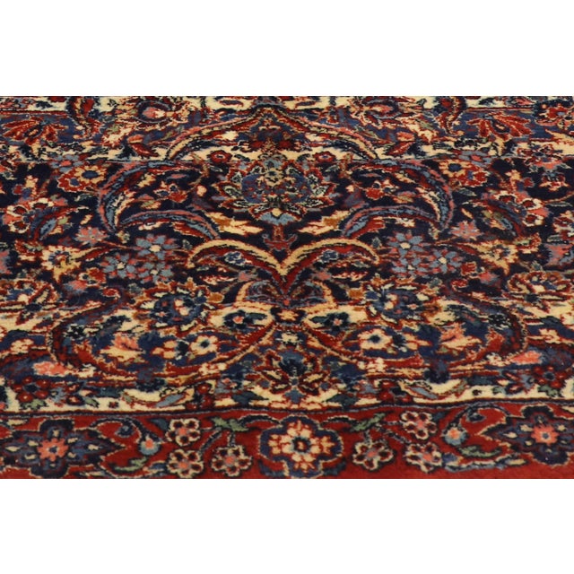 Textile Late 19th Century Persian Qazvin Palace Rug, 11'00 X 21'00 For Sale - Image 7 of 12