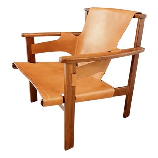 Set of Trienna Safari Armchairs attributed to Acking from Nordiska Kompaniet, 1957 For Sale