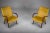Model 53 Armchairs in Mustard Velvet attributed to Jaroslav Smidek for Ton, 1960s, Set of 2 For Sale - Image 6 of 11