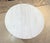 Vintage drop-leaf accent table featuring a softly whitewashed finish that highlights the natural wood grain. The round...