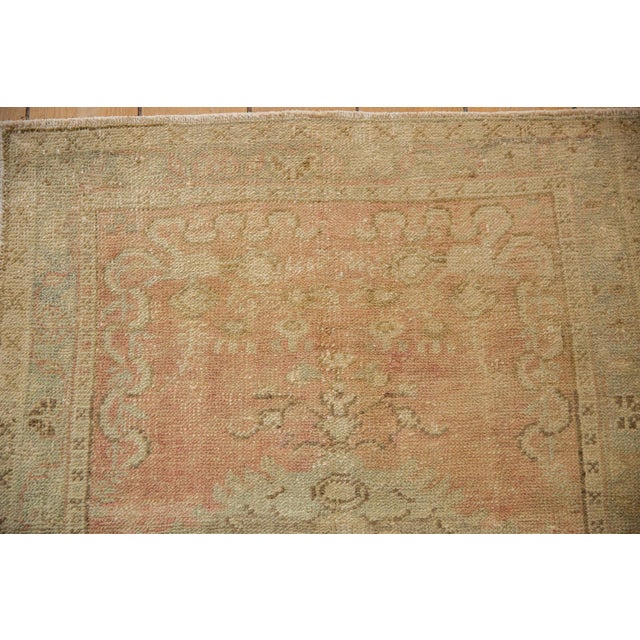 Vintage Distressed Oushak Rug - 2'11" x 5'4" For Sale In New York - Image 6 of 9