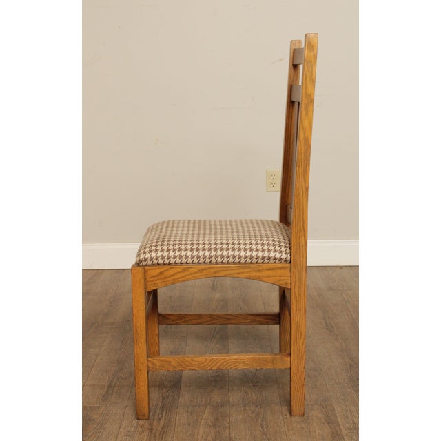 1990s Mission Style Oak Dining Chairs Set of 4 Chairish