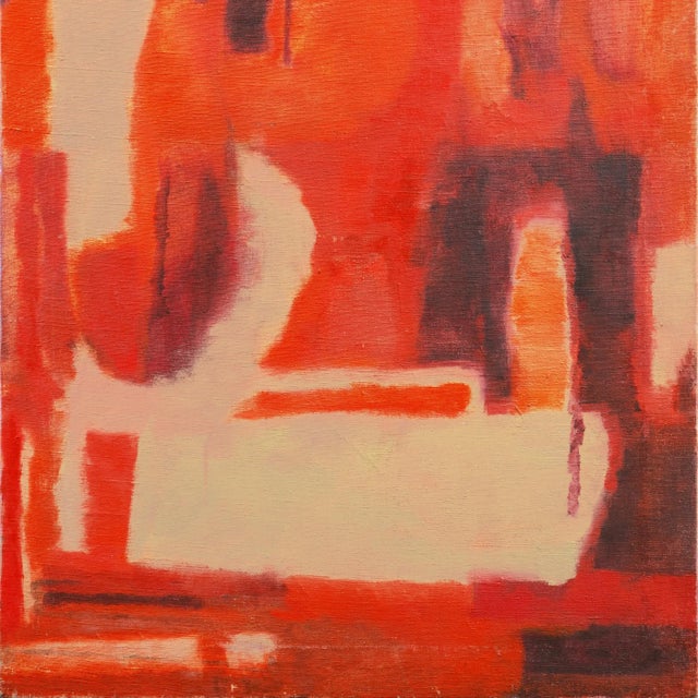 Signed, verso, 'M. Rosera' (American, 20th century) and dated 1963. A substantial mid-century abstract comprising...