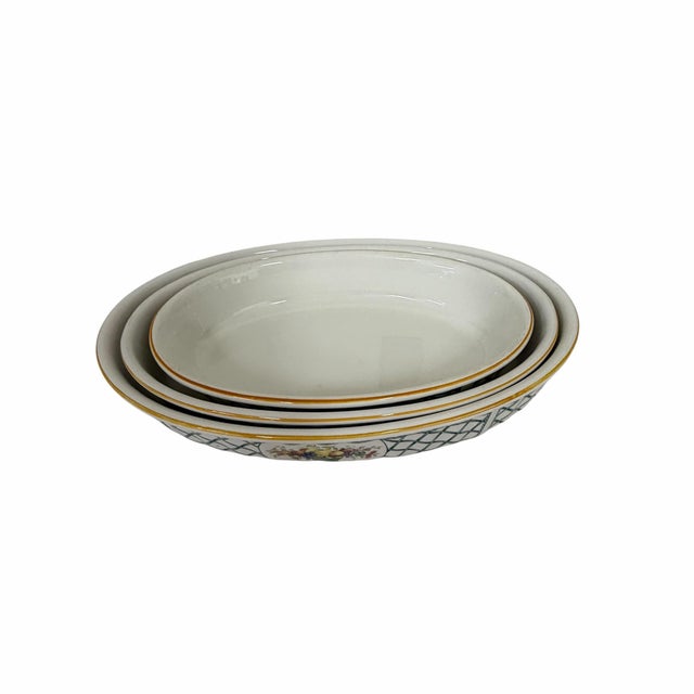 Ceramic Villeroy & Boch Basket Pattern Oval Casserole Dish - Set of 3 For Sale - Image 7 of 7