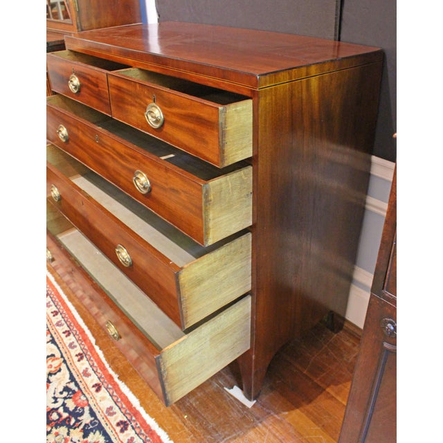 Circa 1780-1800 George III Straight Front Chest of Drawers For Sale In Raleigh - Image 6 of 9