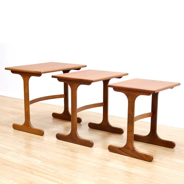 1960s Mid Century Nesting Tables by G Plan - Set of 3 For Sale - Image 9 of 10