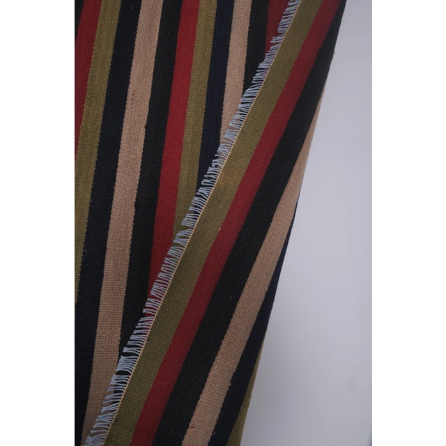 1960s Vintage Oversize Turkish Kilim Rug 9'3'' X 9'6'' For Sale - Image 11 of 13