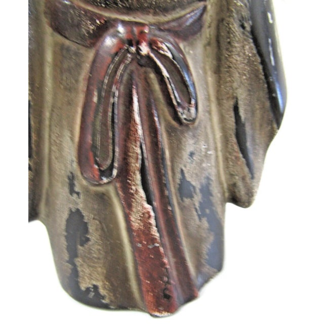 Vintage Japanese Okimono Bronze Sculpture Figure For Sale - Image 10 of 12