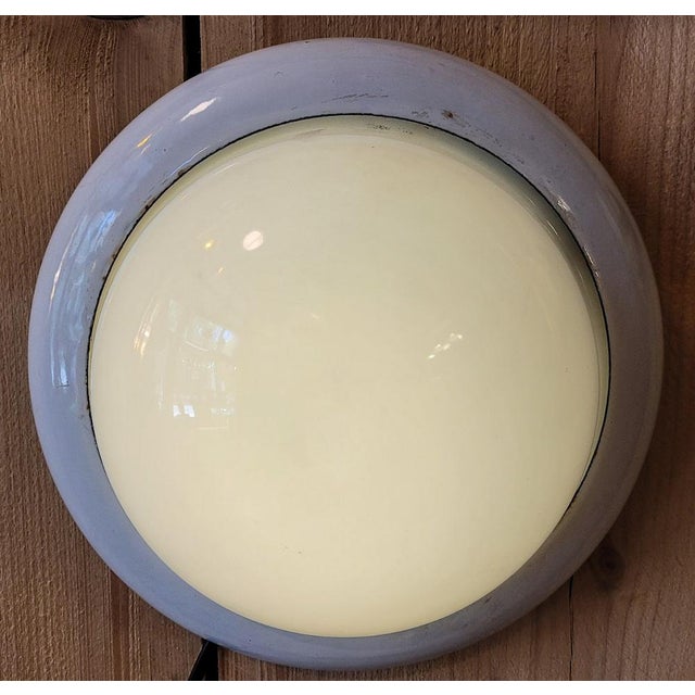 Opaline Ceiling Light, 1940s For Sale - Image 6 of 8