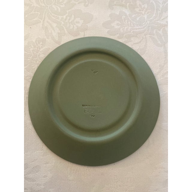 Wedgwood Mid 20th Century Wedgwood Sage Jasper-Ware Demitasse/Espresso Cup and Saucer Mint Condition For Sale - Image 4 of 12
