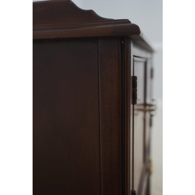 Pair of Drexel Heritage Mahogany Chippendale Style Nightstands For Sale - Image 16 of 18