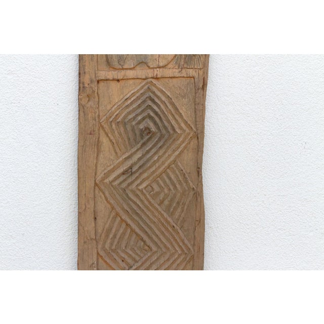 Antique African Sanctuary Carved Door For Sale - Image 4 of 7