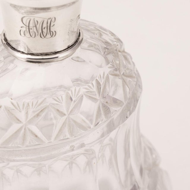 Antique Regency Silver and Cut Glass Scent Bottle from Mappin & Webb, London, 1812 For Sale - Image 10 of 18