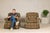 Pair of Kravet Plaid Upholstered Club Chairs with Skirted Base for Cozy Seating For Sale In New York - Image 6 of 12