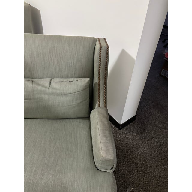 A pair Jessica Charles Collin Chairs (SKU 615). Original tags are still attached. Jessica Charles is a premium North...