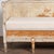 Early 19th Century 19th Century Swedish Gustavian Original Gray Painted Pine Bench For Sale - Image 5 of 17
