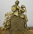 Vintage Brass Figural Mantel Clock For Sale - Image 10 of 13