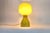 Cool yellow opaline model 'Tahiti' table lamp designed by Belgian designer Jean-Paul Emonds-Alt and produced by Philips....