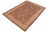 Shabby Chic Art Nouveau Brown/Green Wool Rug - 6'1'' X 9'4'' For Sale - Image 3 of 10