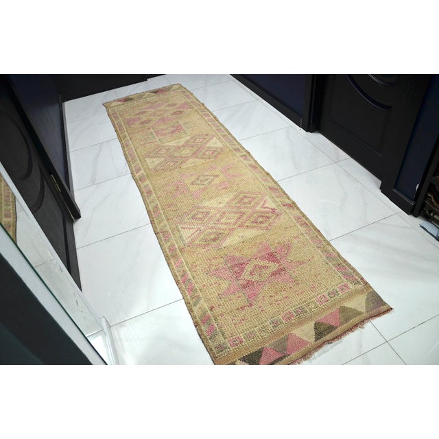 Turkish Oushak Pastel Vintage Wool Area Rug For Sale In Phoenix - Image 6 of 11