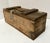 Brown Vintage Handcrafted Wood Ammunition Box For Sale - Image 8 of 8