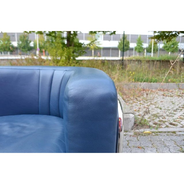 Leather Onda Sofa & 2 Armchairs by De Pas, D'Urbino & Lomazzi for Zanotta, Set of 3 For Sale - Image 14 of 18