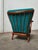 1980s Mid-Century Swedish Fabric and Wood Armchair, 1980 For Sale - Image 5 of 7
