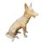 1960s Hollywood Regency Brass German Shepherd For Sale