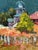 Orange Oil Painting Churchyard Serdyuk Boris Petrovich For Sale - Image 8 of 11