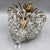 Hollywood Regency Art Deco Basket Chandelier in Brass & Crystal Ceiling Lamp For Sale - Image 4 of 18