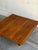 Large Danish Mid Century Modern Oak Square Coffee Table Scandinavian Low Table For Sale In Los Angeles - Image 6 of 9