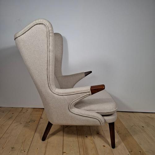 Mid-Century Danish Papa Bear Chair by Svend Skipper For Sale - Image 6 of 11