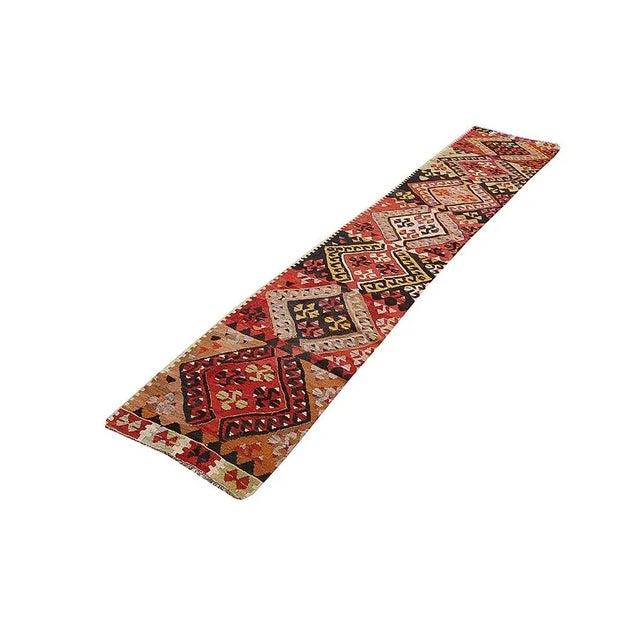 Traditional Vintage Turkish Kaiseri Kilim Runner For Sale - Image 3 of 7