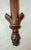 Neoclassical Antique 19th Century Neoclassical Bronze Clad Half Moon Clock Wall Shelf Shelve For Sale - Image 3 of 9