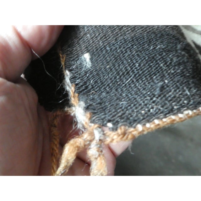 Early 20th Century Antique 2 Grey Hills Navajo Style Rug- 3′3″ × 4′8″ For Sale In Miami - Image 6 of 8