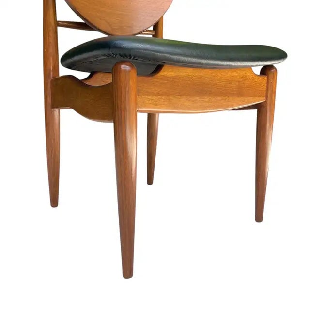 Mid 20th Century Set of 10 Finn Juhl Attributed Walnut Dining Chairs, Denmark, 1950s For Sale - Image 14 of 18