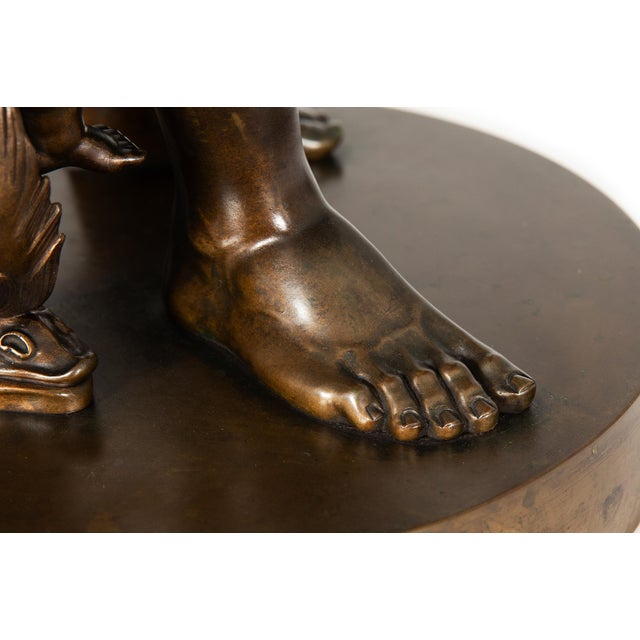 Italian Grand Tour Bronze Sculpture “Augustus Prima Porta” by Boschetti Ca. 1870 For Sale - Image 10 of 17