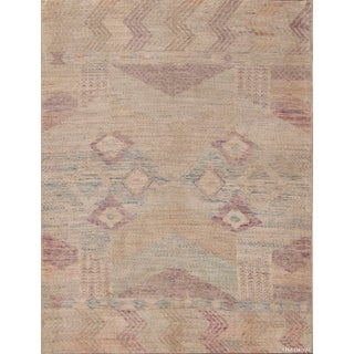 Soft Color Nomadic Design Modern Contemporary Wool Area Rug For Sale