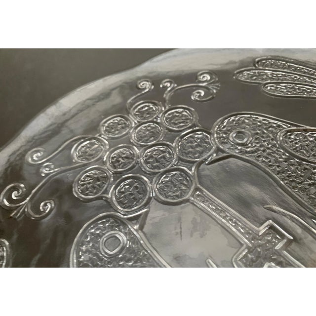Glass Mid-Century Swedish Glass Plate from Kosta Boda For Sale - Image 7 of 18
