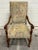 French Vintage Parker Southern French Louis XIII Regency Style Library Armchair For Sale - Image 3 of 12
