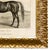2020s Reproduction Art Print of Vintage Horse (1) in Ornate Gold Frame For Sale - Image 5 of 5