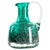 Vintage Bubble Green Glass Pitcher, Austria, Mid-20th Century For Sale - Image 6 of 6
