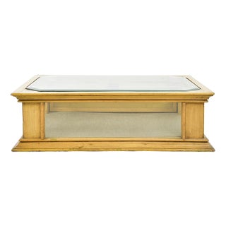 Display Case in Weathered Wood For Sale