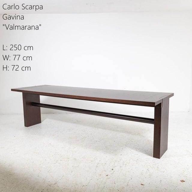 Valmarana Table by Carlo Scarpa for Gavina, in Good conditions. Designed 1970 to 1979 I have official proof of...