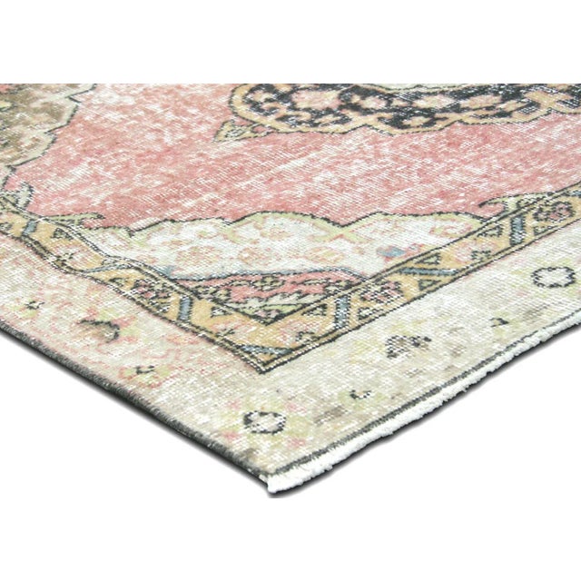 Illustration 1960s Turkish Oushak Rug For Sale - Image 3 of 7