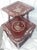 A Chinese Mother-of-Pearl Inlaid Rosewood three-tier Corner Table in great vintage condition. Measures 22.5" in width, 22"...