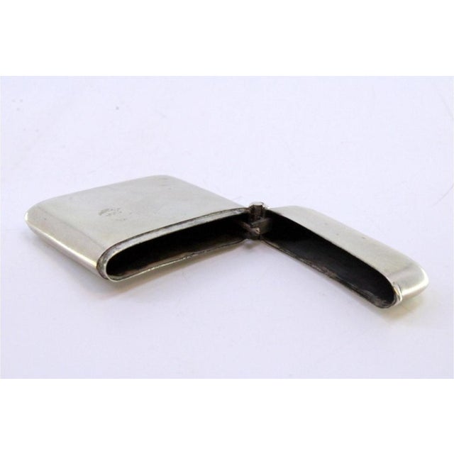 Silver Matchbox with Hanging Ring For Sale - Image 6 of 10