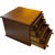 Wood Antique Goff's "Best Braid Made" Oak Spool Cabinet | Circa 1900 For Sale - Image 7 of 11